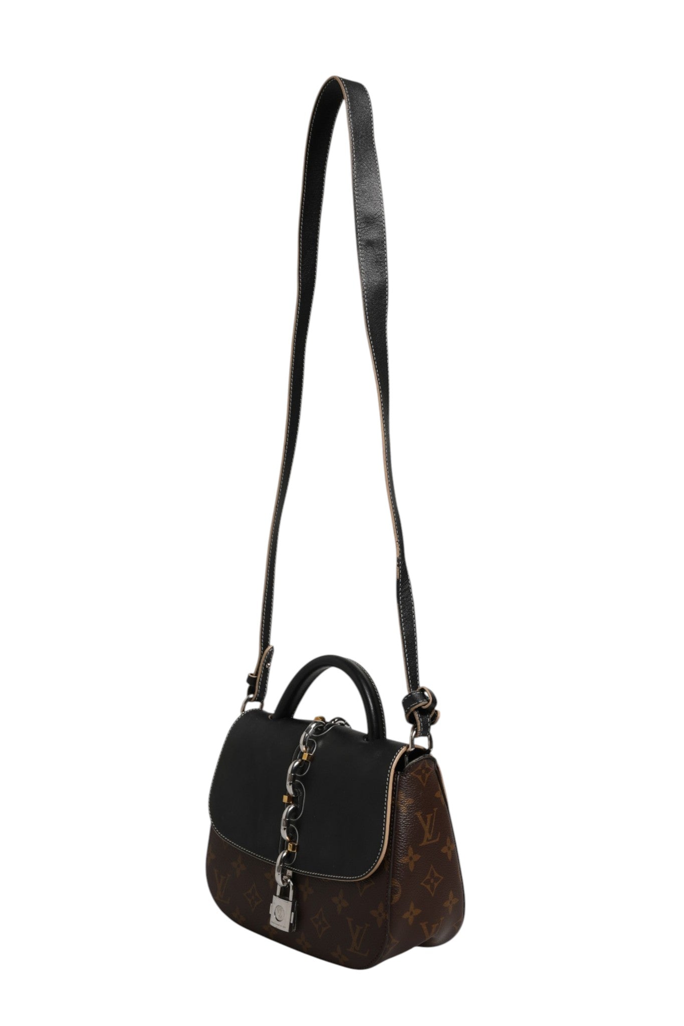 Louis Vuitton Calfskin Monogram Chain It Bag PM Black | Regal Royce