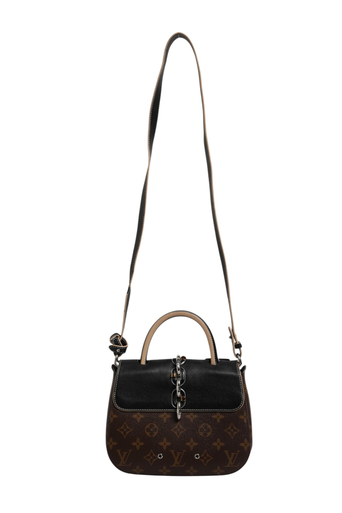 Louis Vuitton Calfskin Monogram Chain It Bag PM Black | Regal Royce