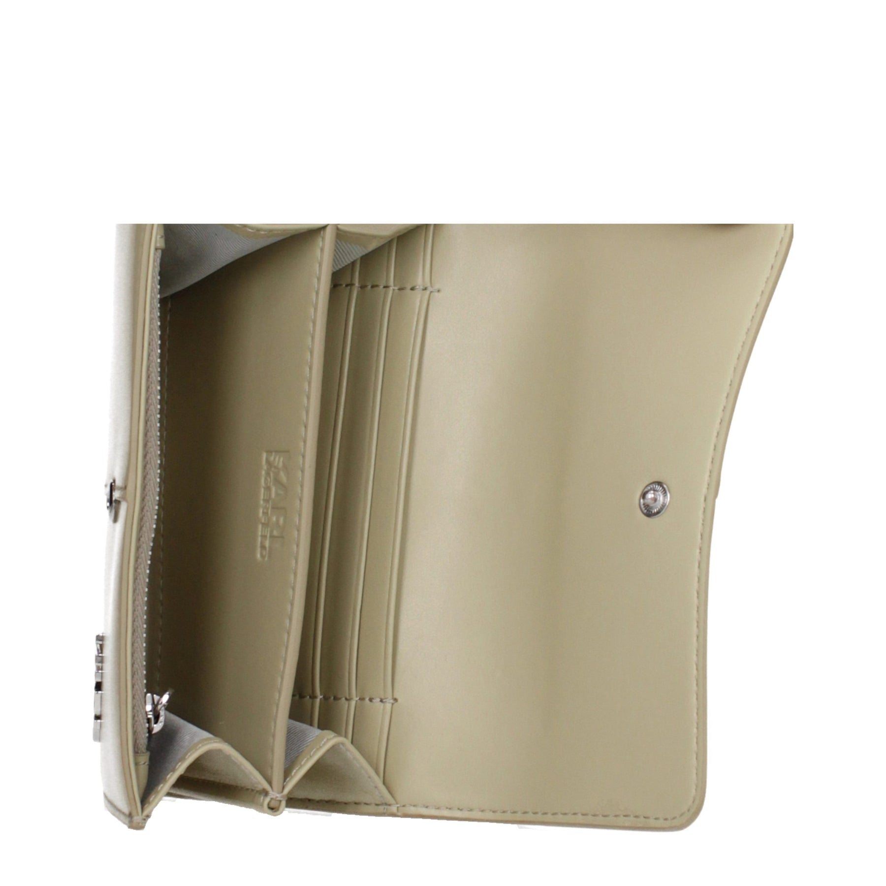 Karl Lagerfeld Green Polyethylene Wallet | Regal Royce