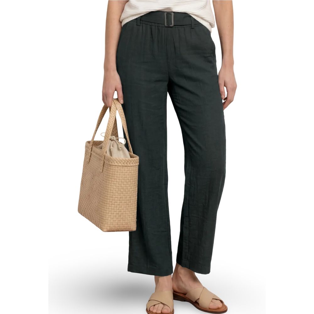 Street One Black Viscose Casual Pants | Regal Royce