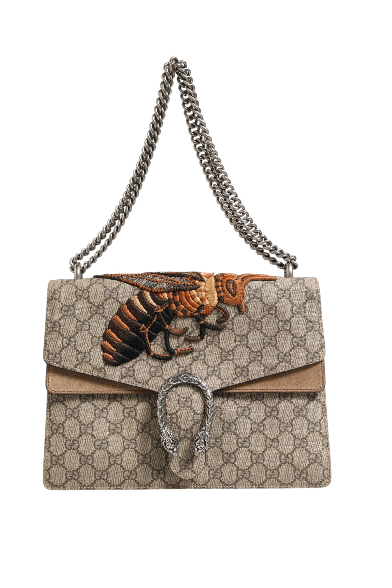 Gucci Supreme Monogram Bee Embroidered Shoulder Bag | Regal Royce