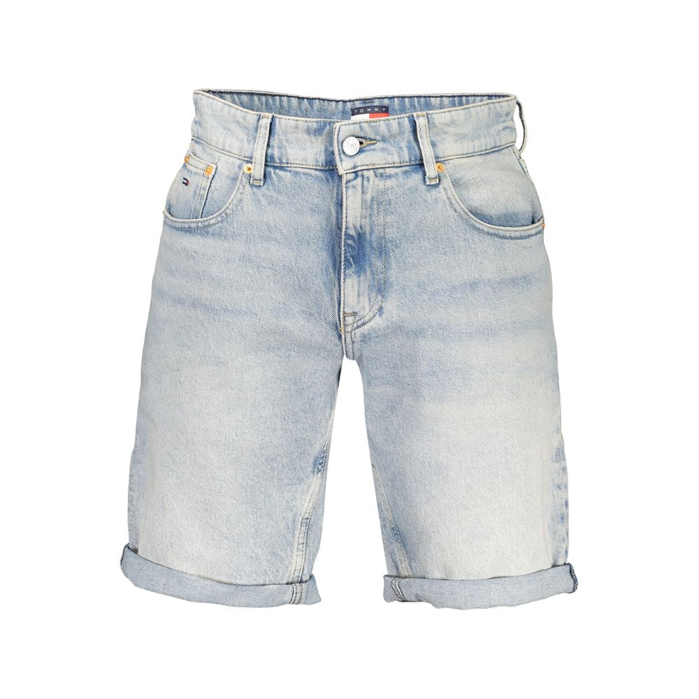 Tommy Hilfiger Azzurro Cotton Men's Short | Regal Royce