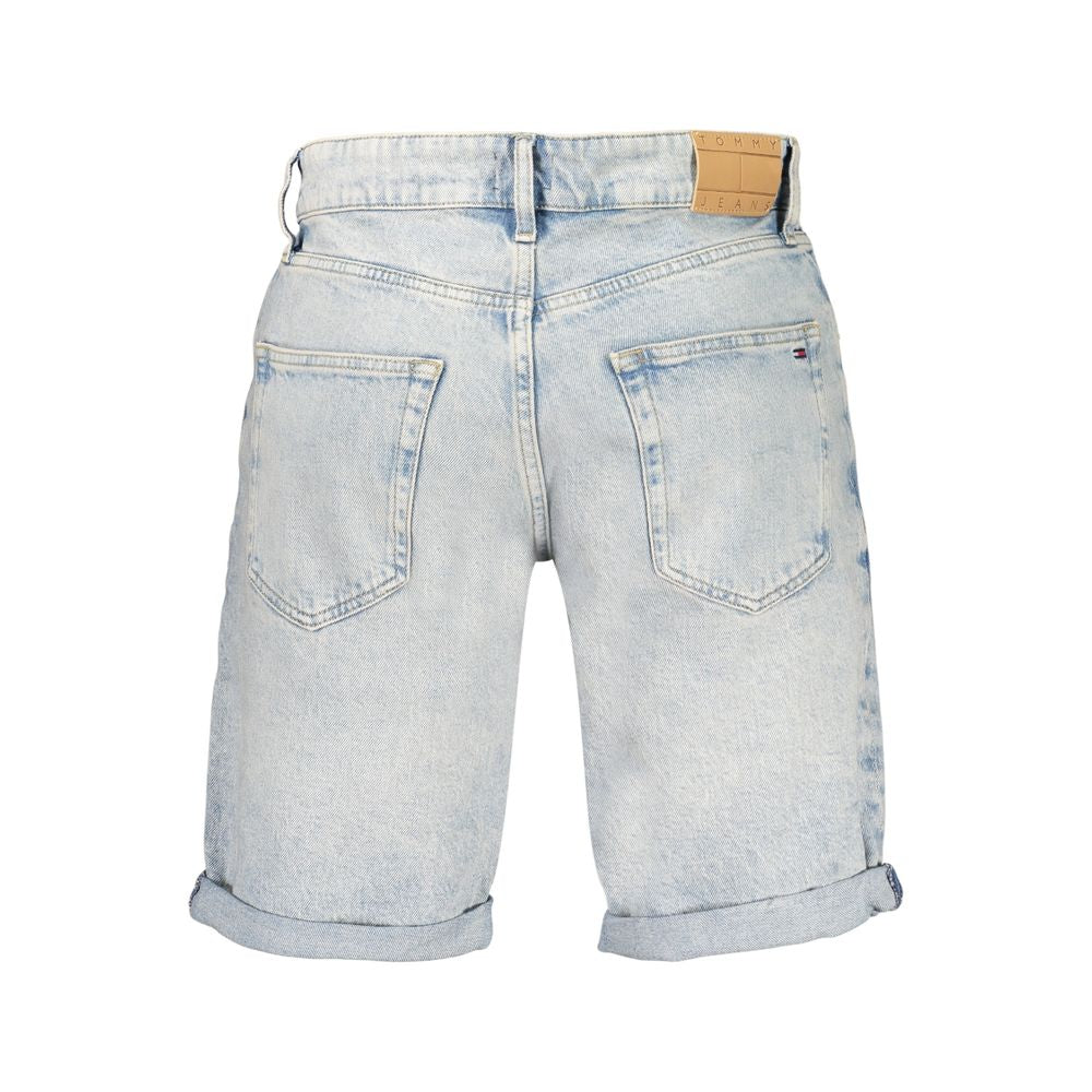 Tommy Hilfiger Azzurro Cotton Men's Short | Regal Royce