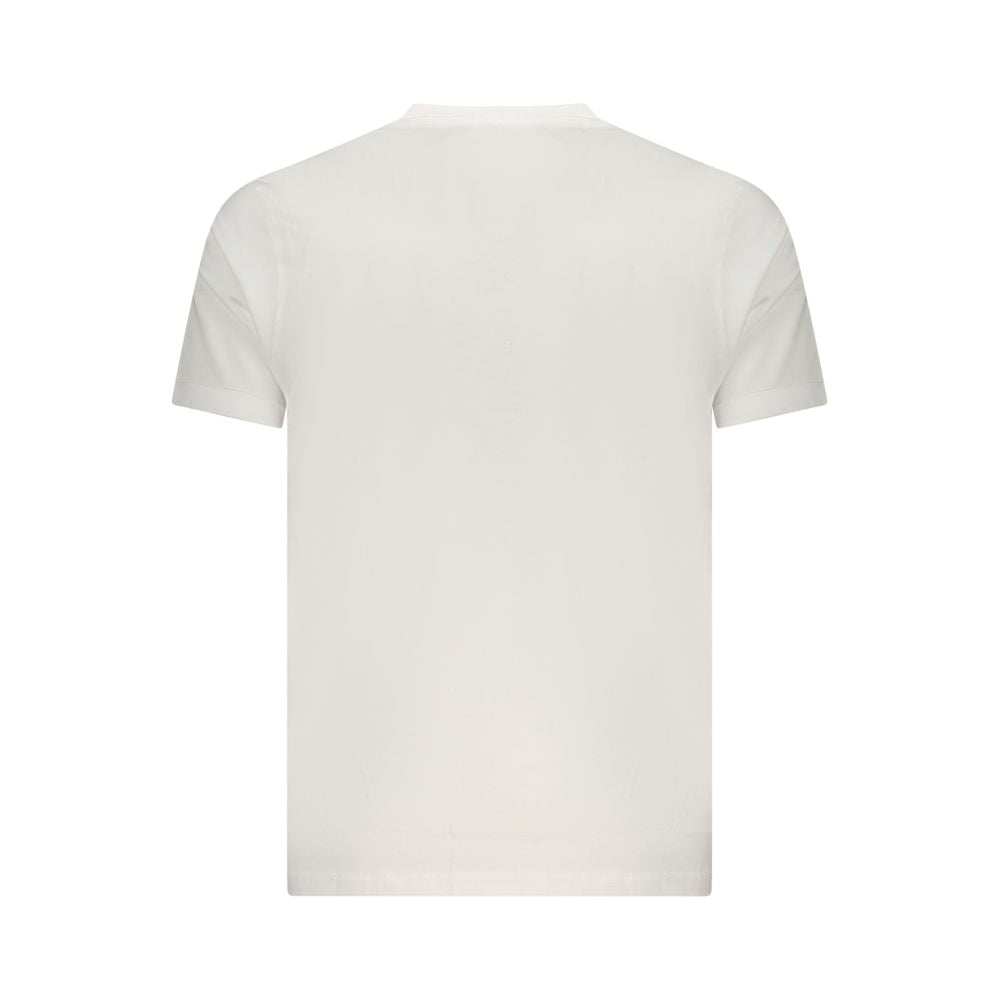 Coveri Moving White Cotton Men's T-Shirt | Regal Royce
