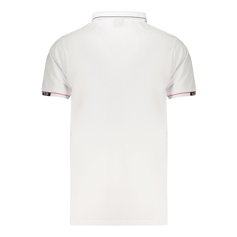 Lotto White Polyester Men's Polo Shirt | Regal Royce