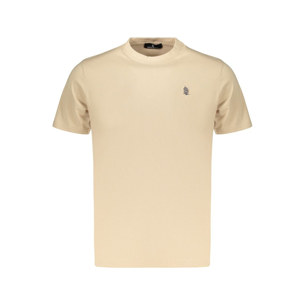 Marina Yachting Beige Cotton Men's T-Shirt | Regal Royce