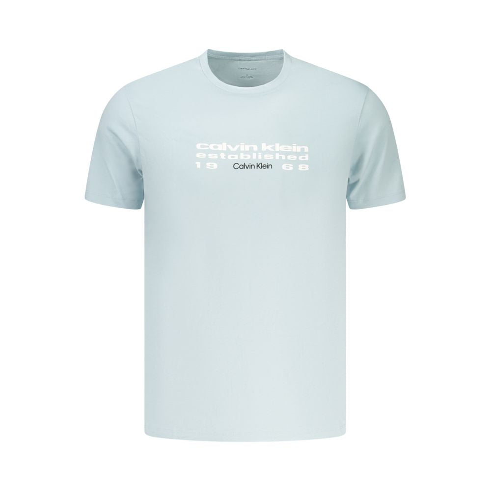 Calvin Klein Azzurro Cotton Men's T-Shirt | Regal Royce