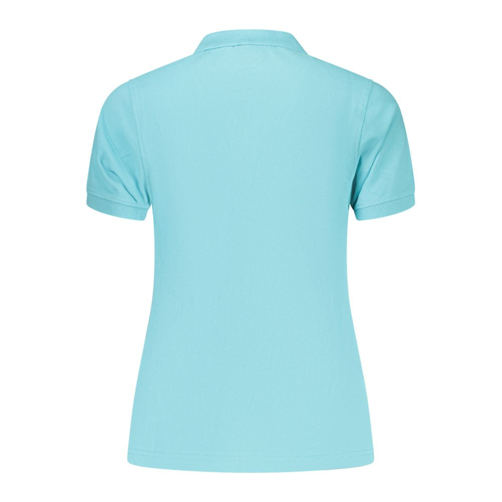Norway 1963 Azzurro Cotton Womens Polo | Regal Royce