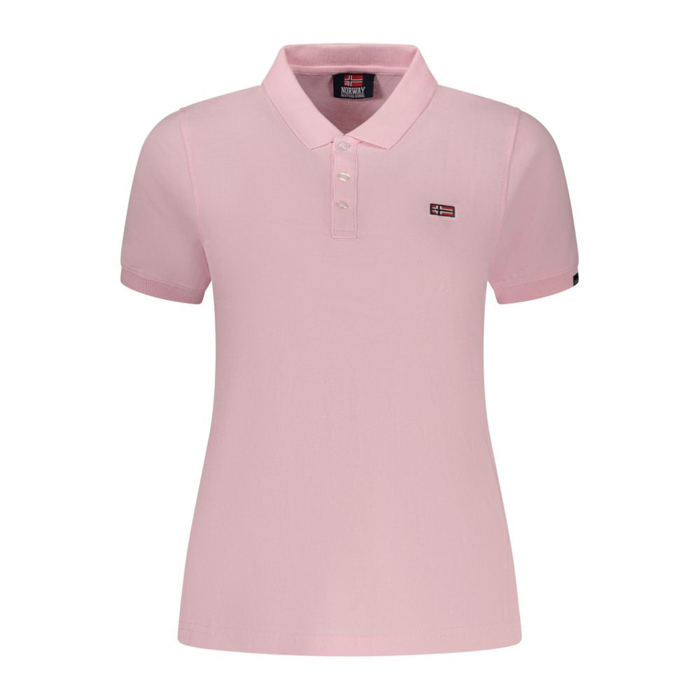 Norway 1963 Rosa Cotton Women Polo | Regal Royce