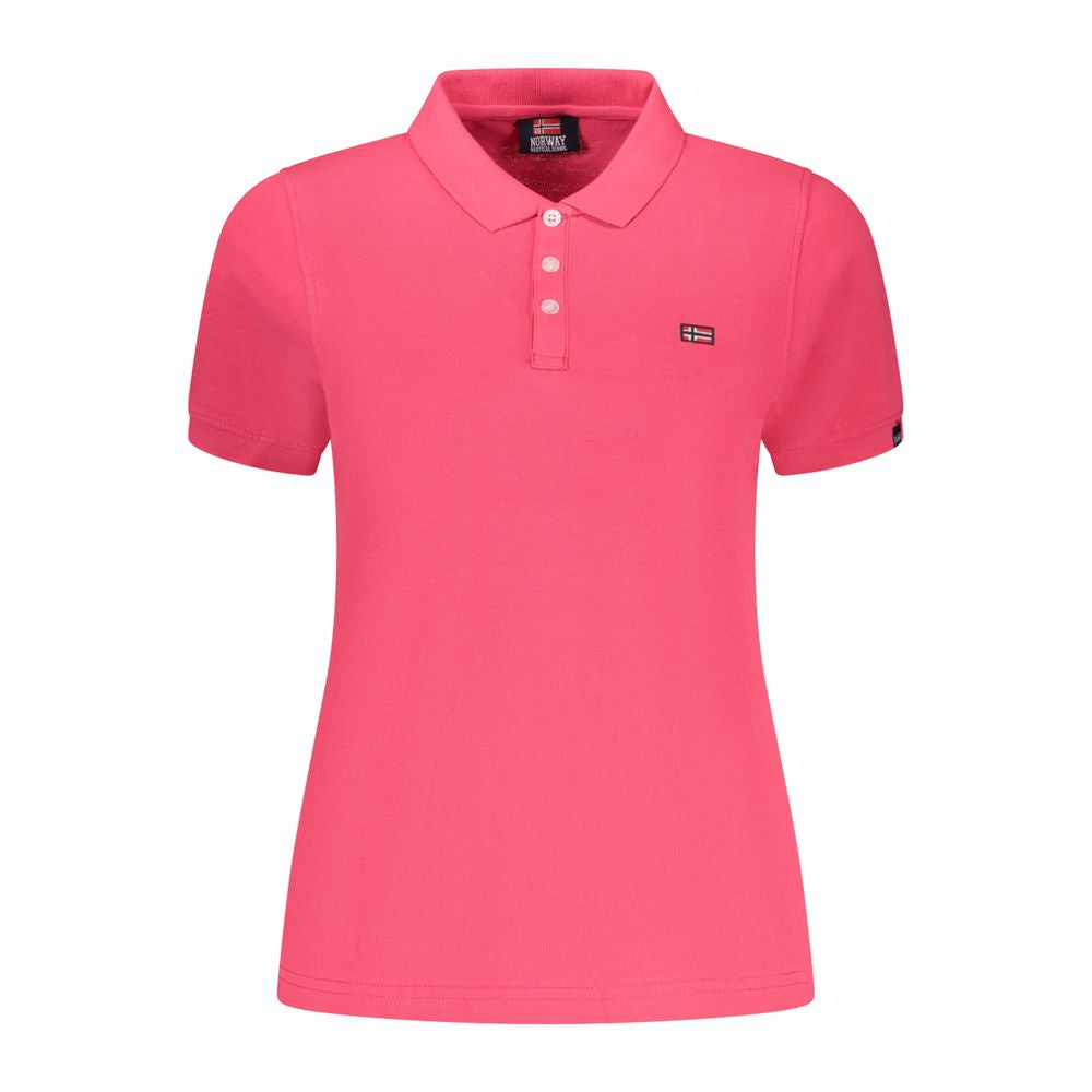 Norway 1963 Rosa Cotton Womens Polo | Regal Royce