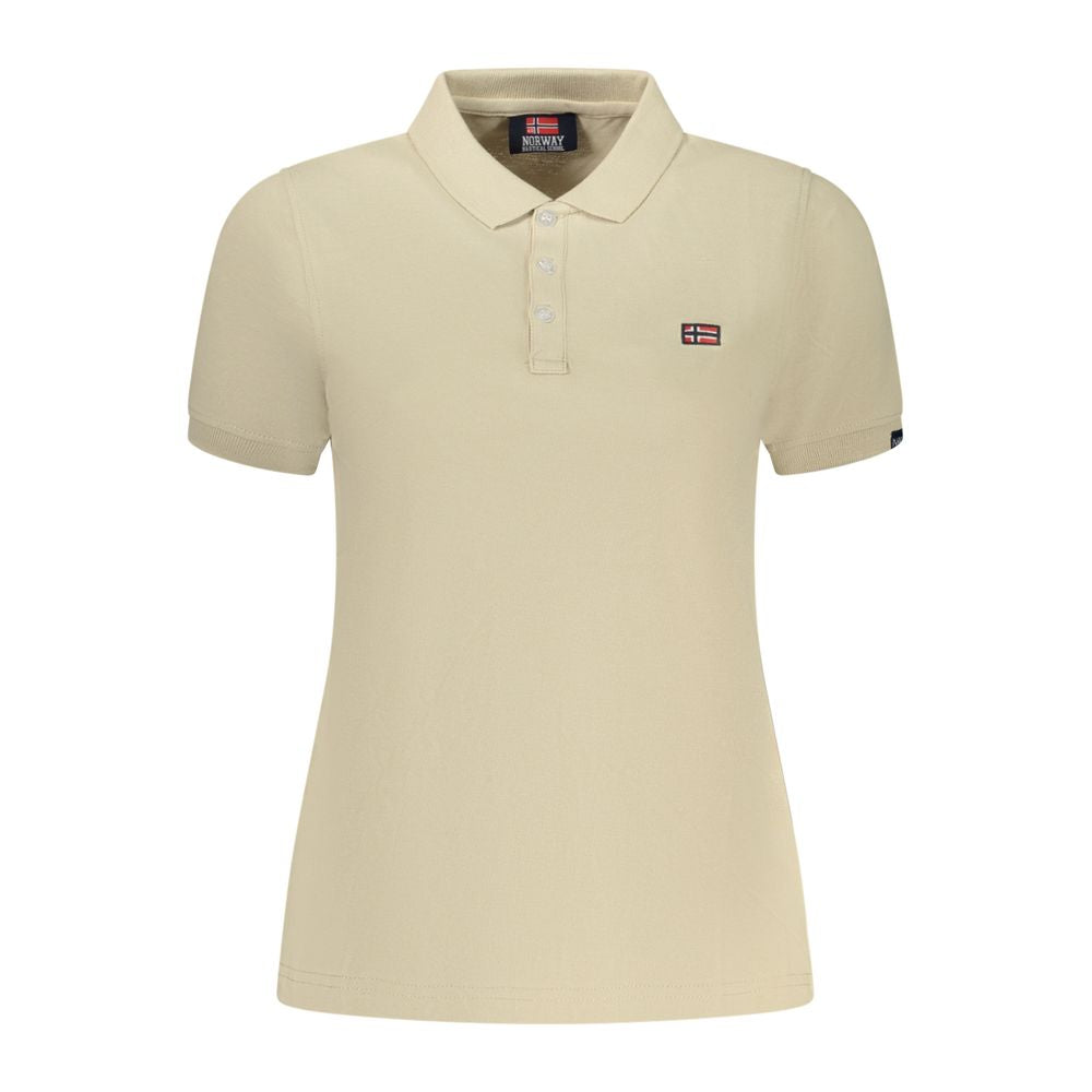 Norway 1963 Beige Cotton Womens Polo | Regal Royce
