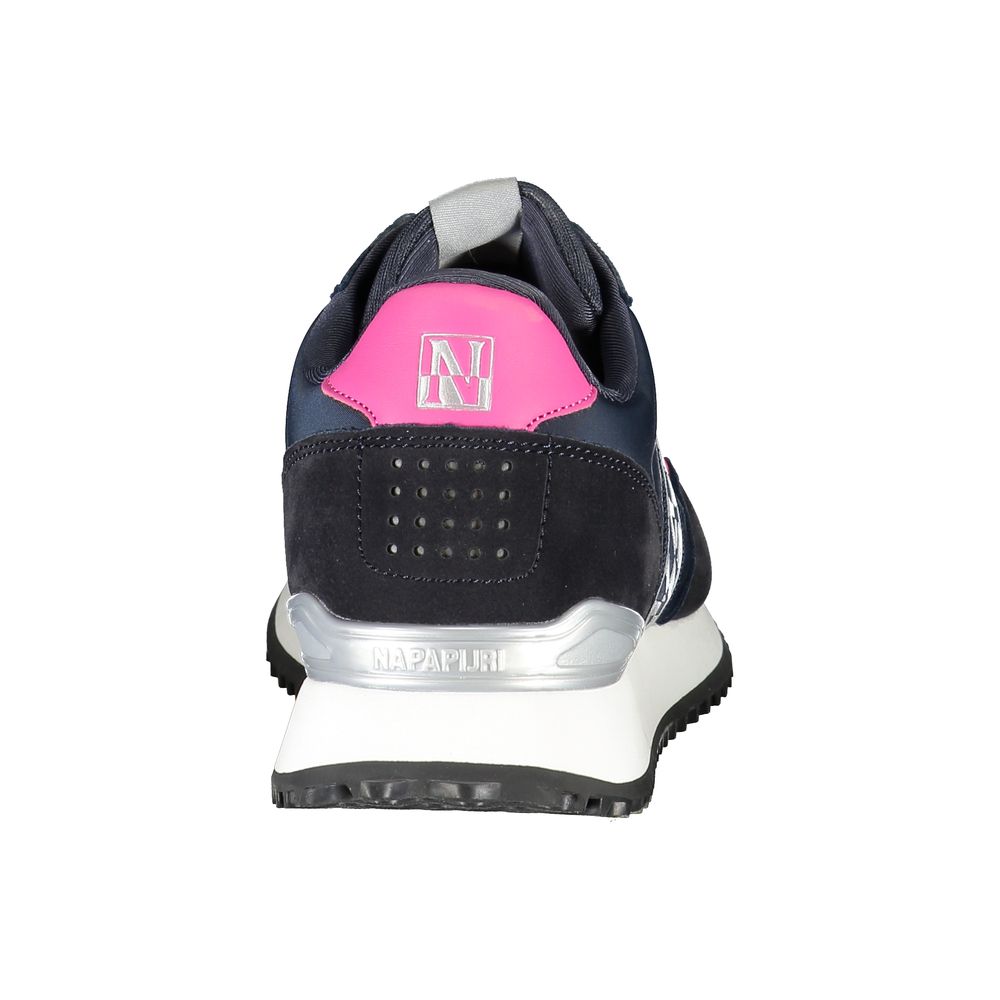 Napapijri Blue Polyester Women Sneaker | Regal Royce