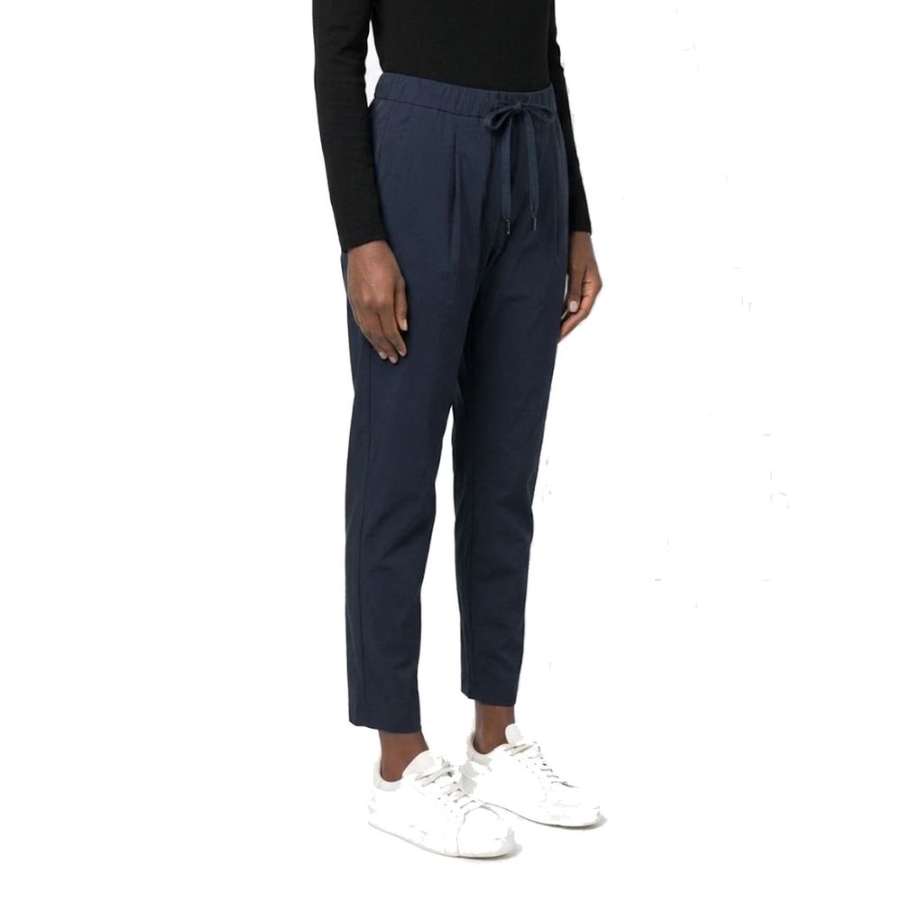 Herno Blue Elastane Casual Pants | Regal Royce