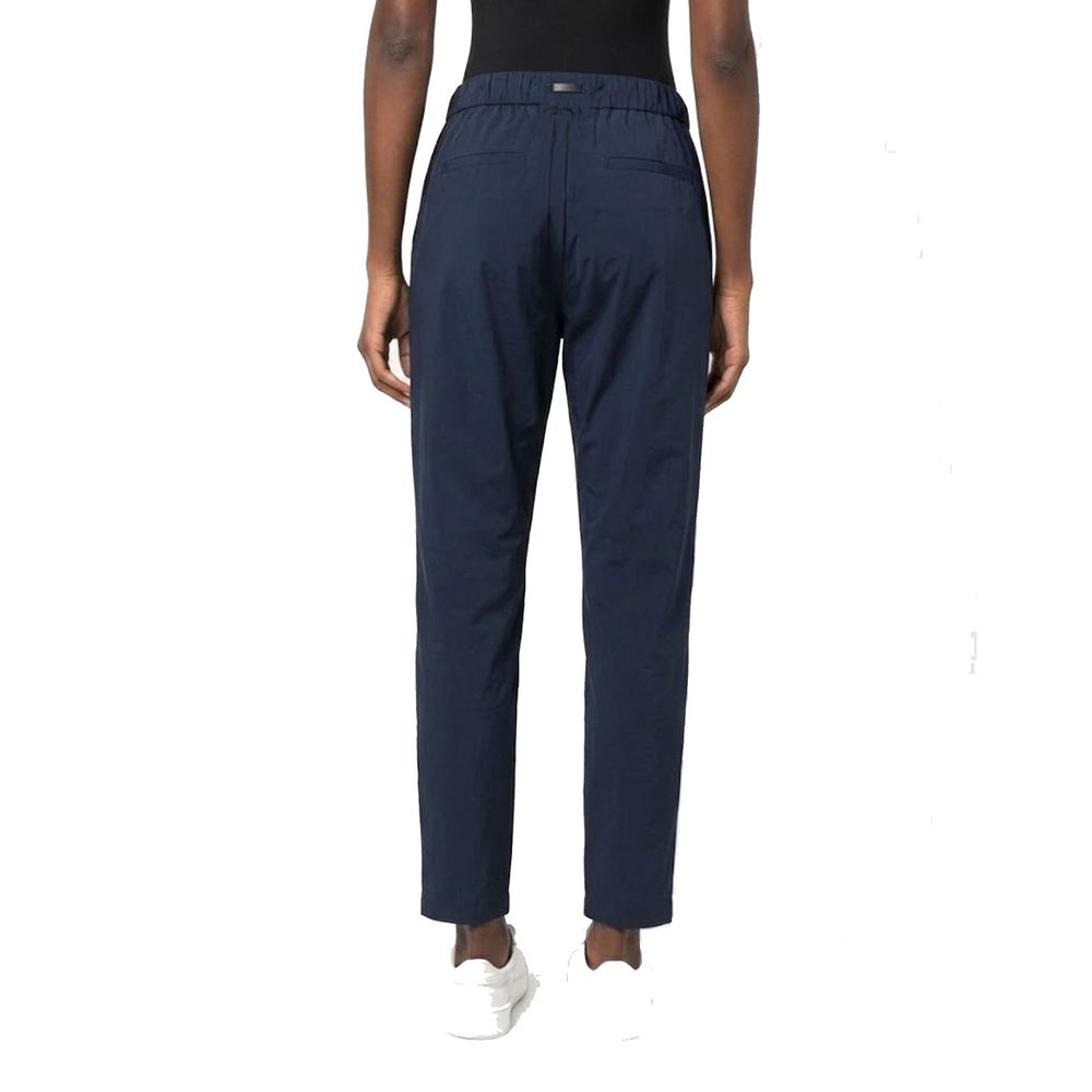 Herno Blue Elastane Casual Pants | Regal Royce