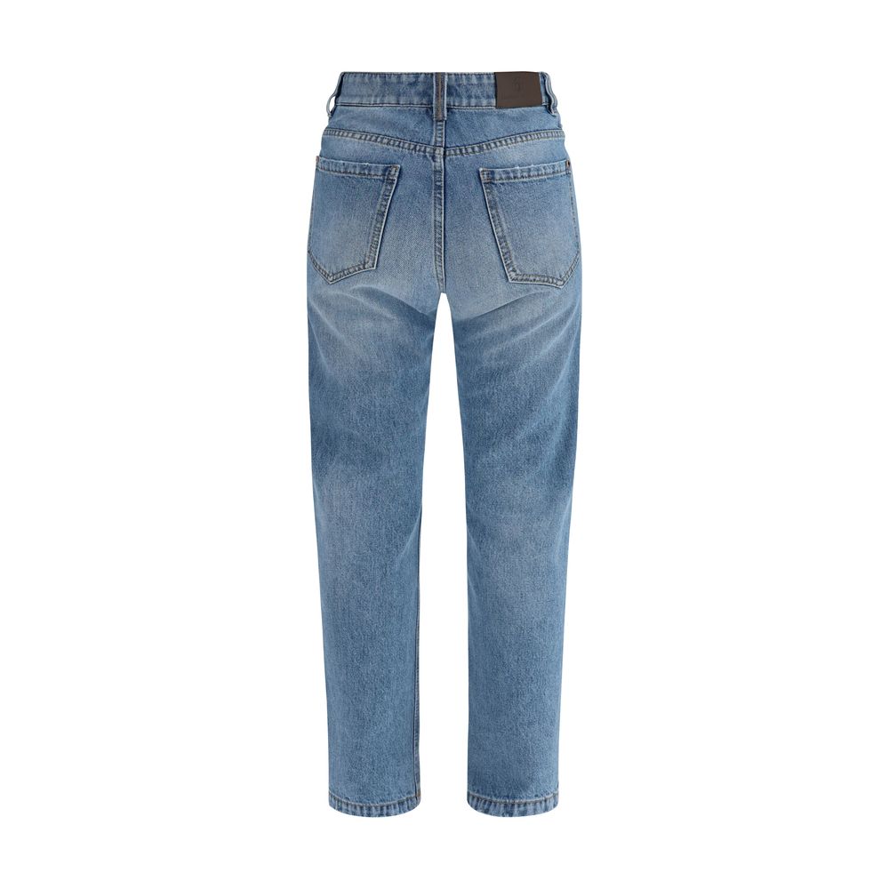 Brunello Cucinelli Blue Cotton Jeans Denim | Regal Royce