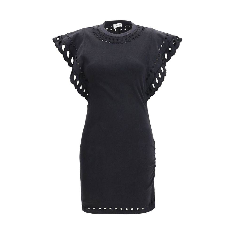 Marant Etoile Black Cotton Casual Dress | Regal Royce