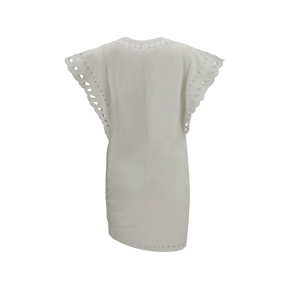 Marant Etoile White Cotton Casual Dress | Regal Royce