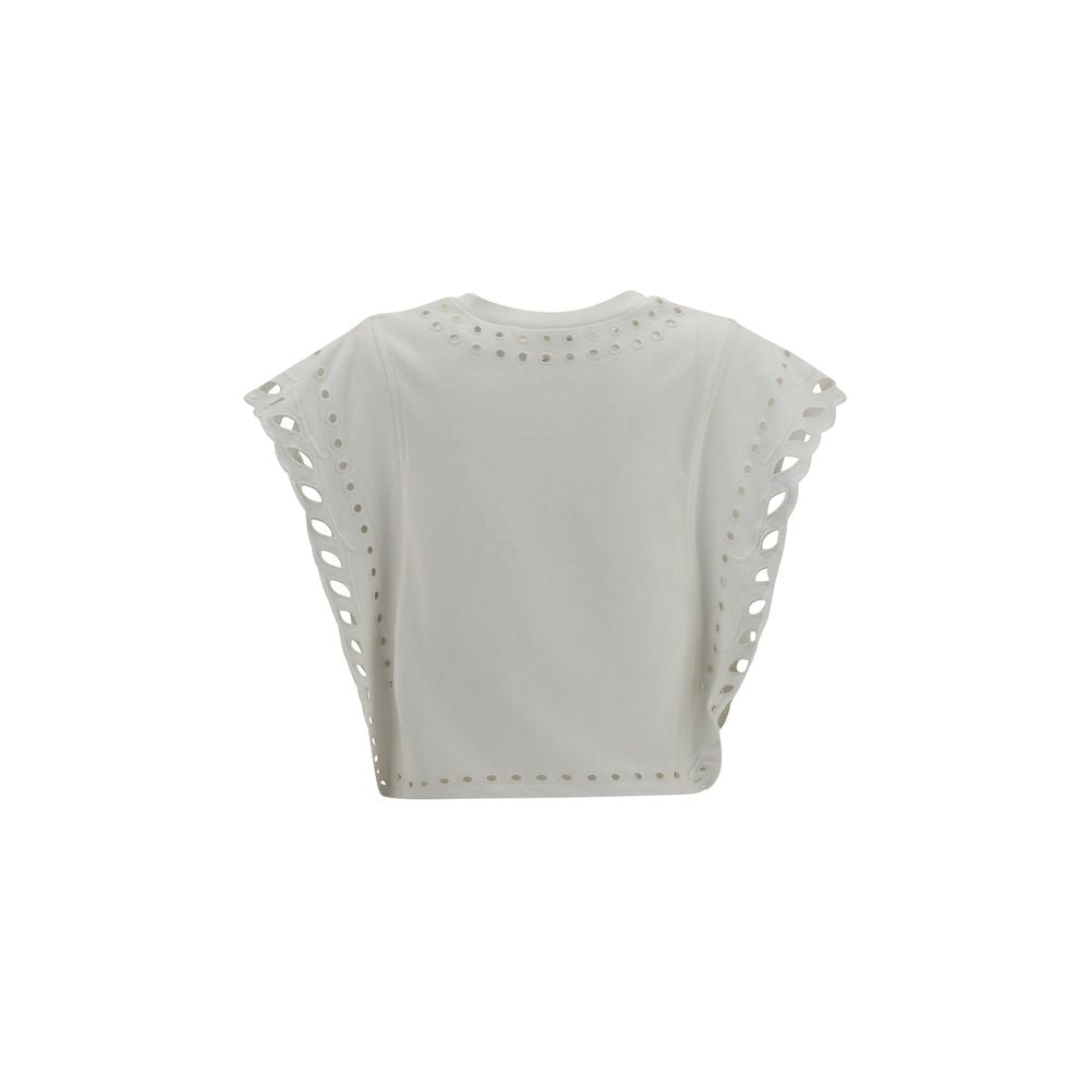 Marant Etoile White Cotton T-Shirt | Regal Royce