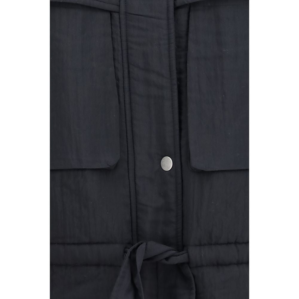 Marant Etoile Black Modal Full-Length Jacket | Regal Royce