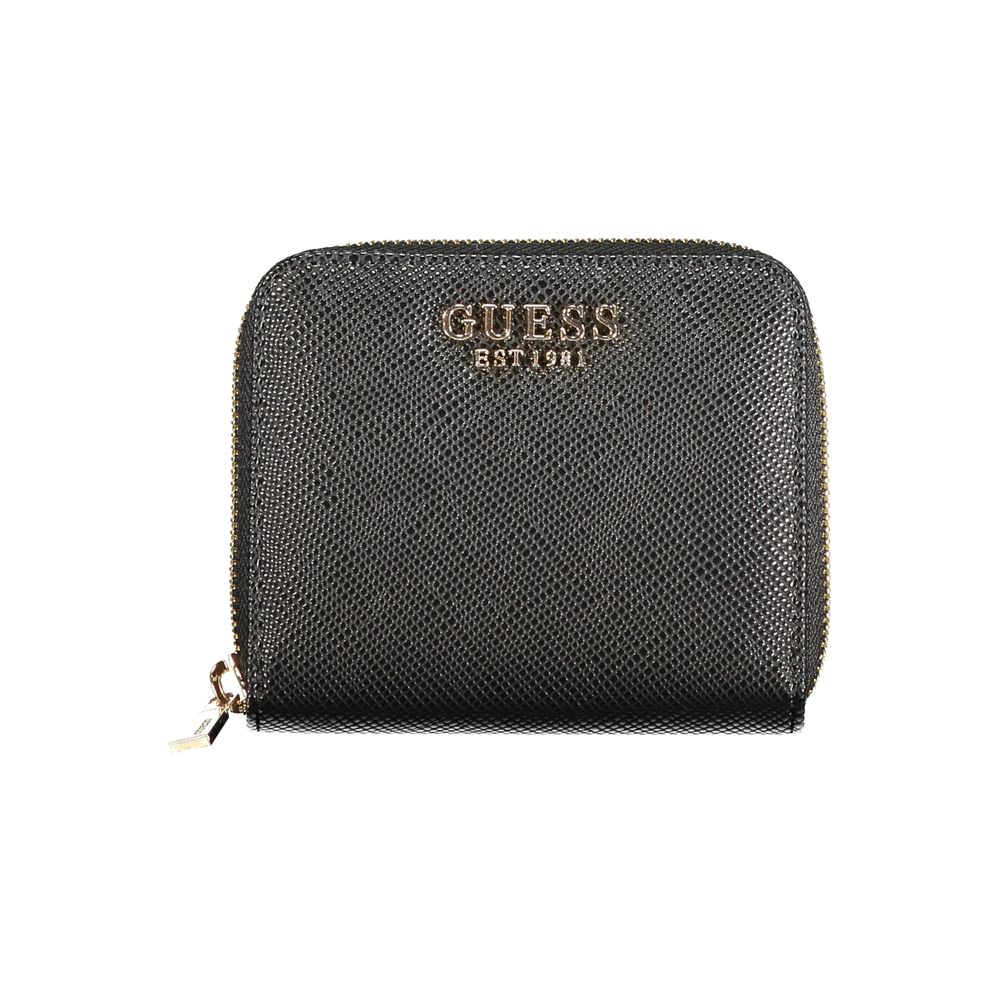 Guess Jeans Nero Poliuretano Women Wallet | Regal Royce