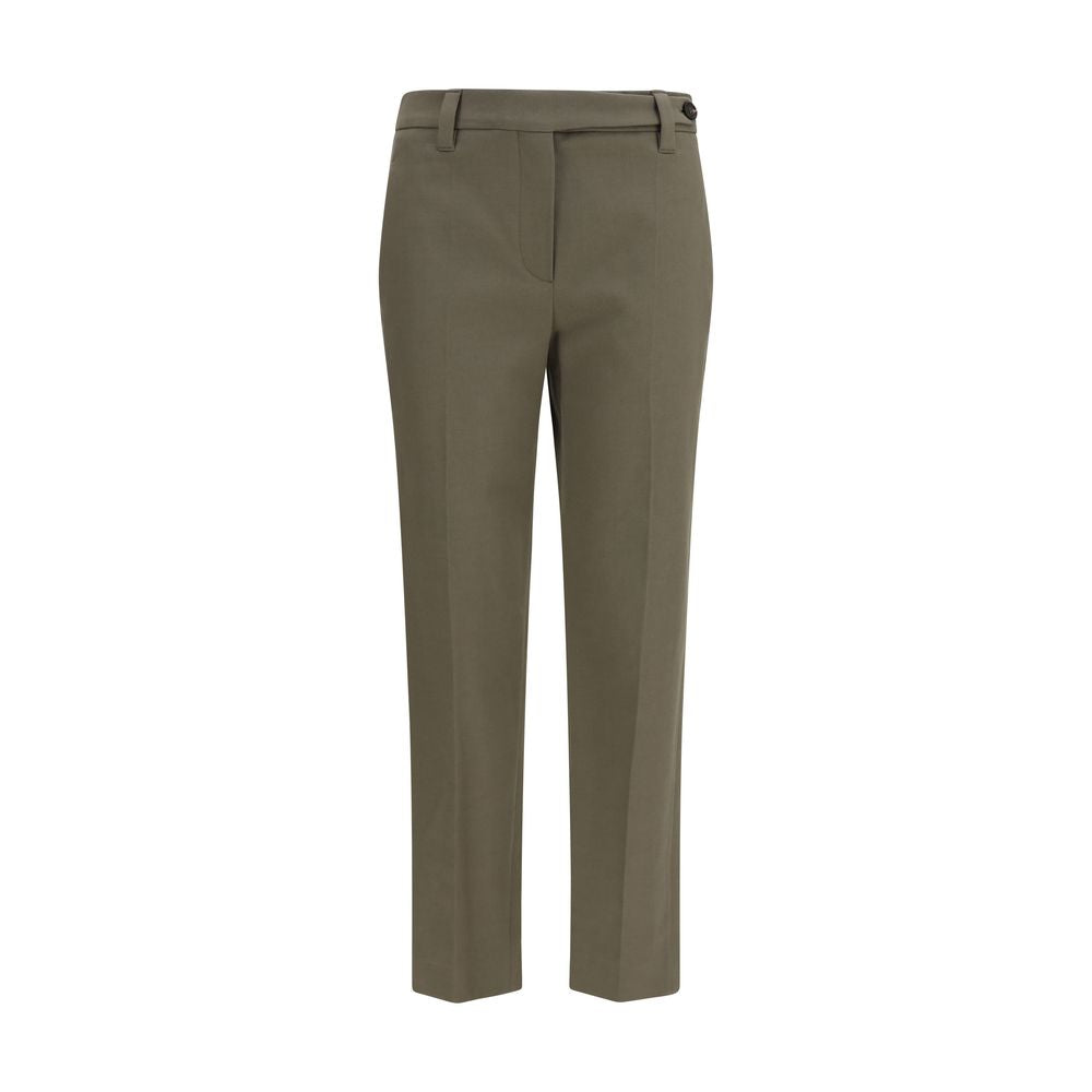 Brunello Cucinelli Bicolor Cotton Dress Pants | Regal Royce