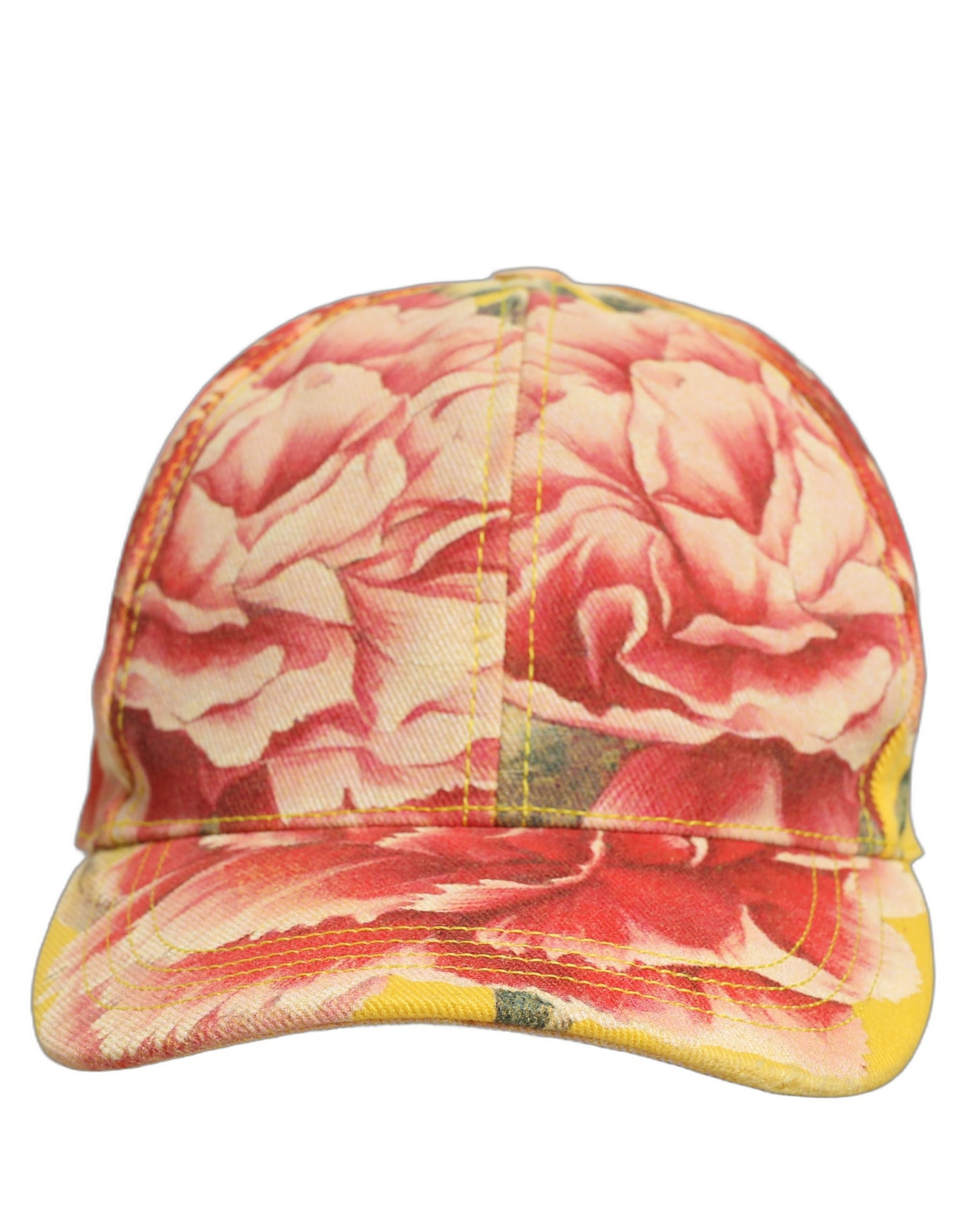 Dolce & Gabbana Men Multicolor Cotton Floral Baseball Capello Hat | Regal Royce
