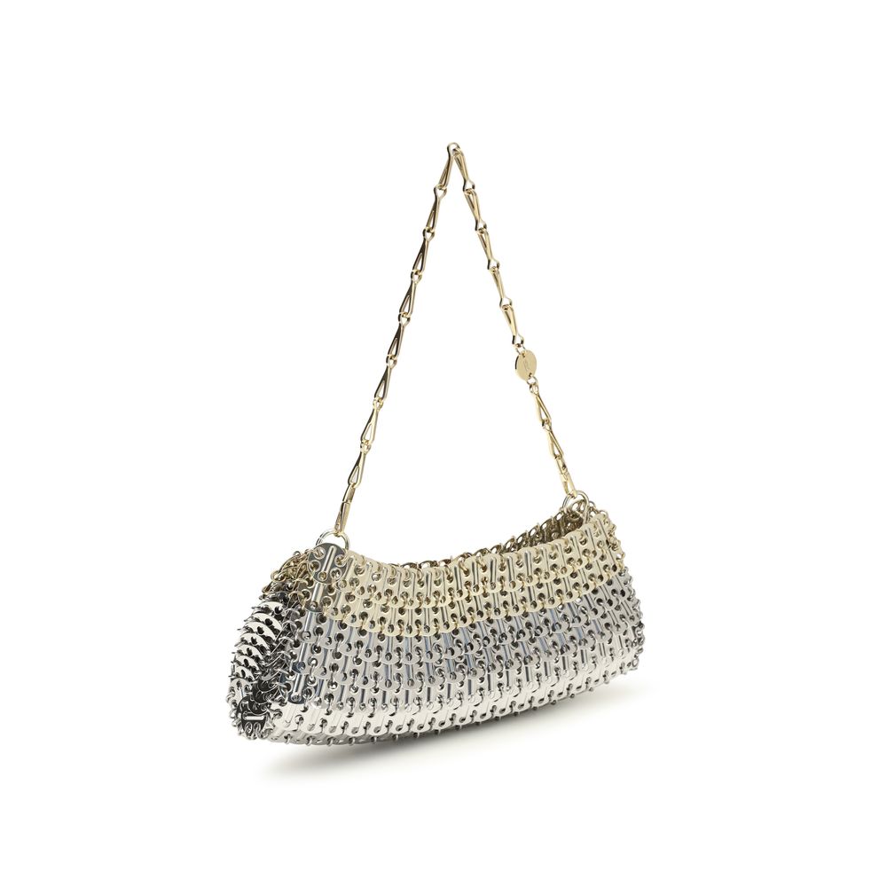 Rabanne Silver Brass Shoulder Bag | Regal Royce