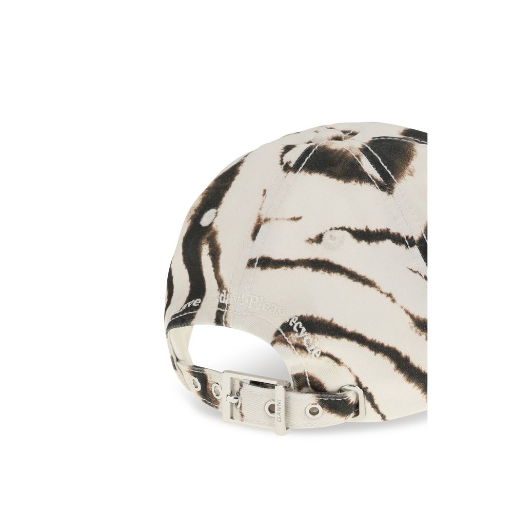Ganni Multicolor Cotton Cap (Baseball Hat) | Regal Royce