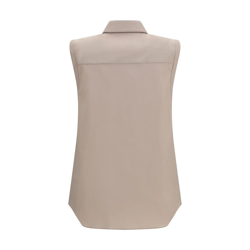 Brunello Cucinelli Beige Cotton Shirt | Regal Royce