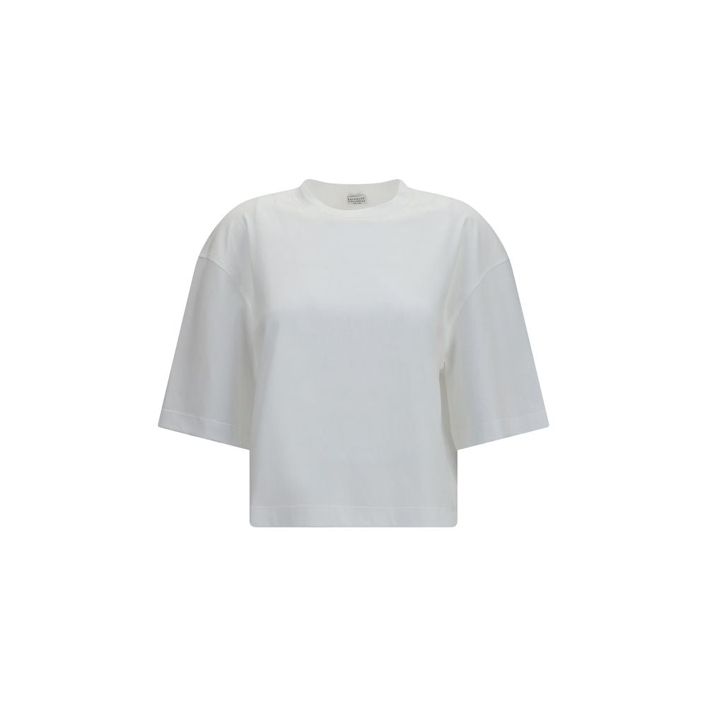 Brunello Cucinelli White Cotton T-Shirt | Regal Royce