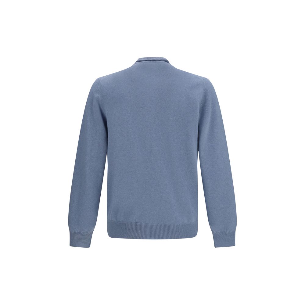 Brunello Cucinelli Blue Cashmere Cardigan | Regal Royce