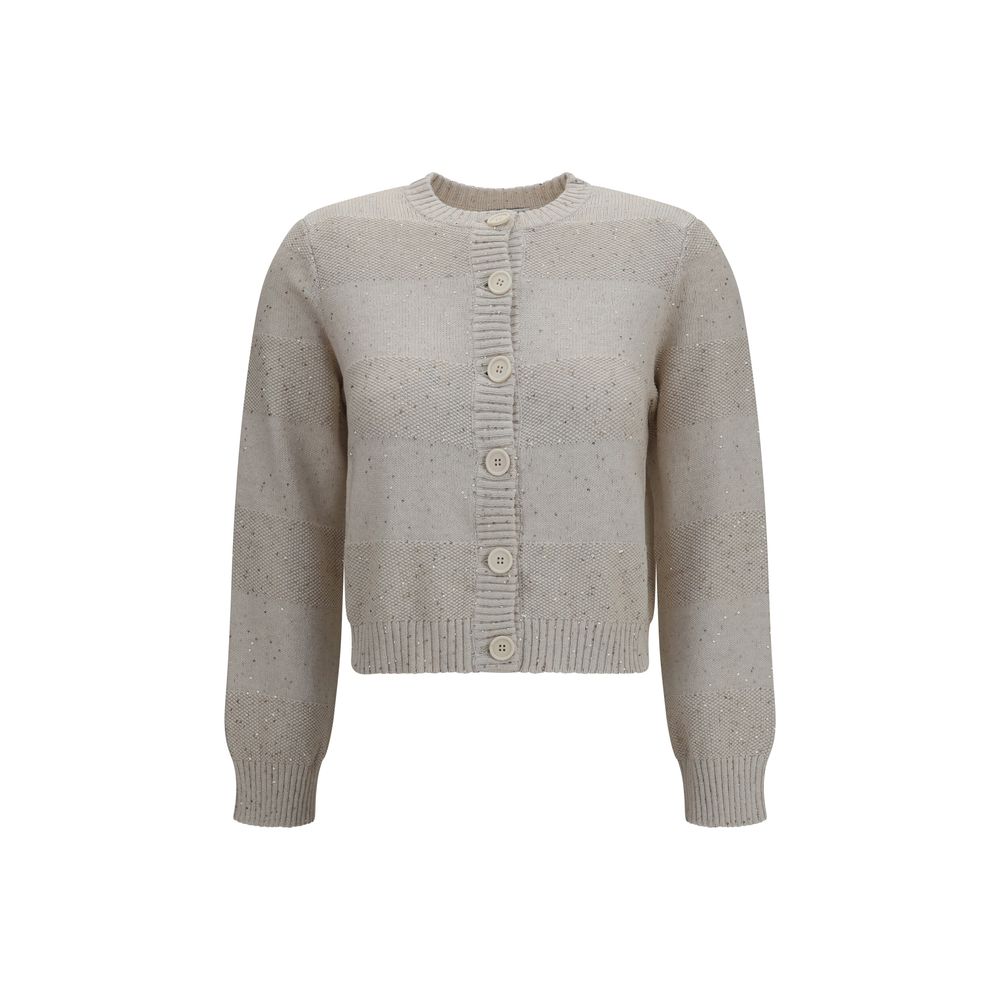 Brunello Cucinelli Beige Cotton Sweatshirt | Regal Royce