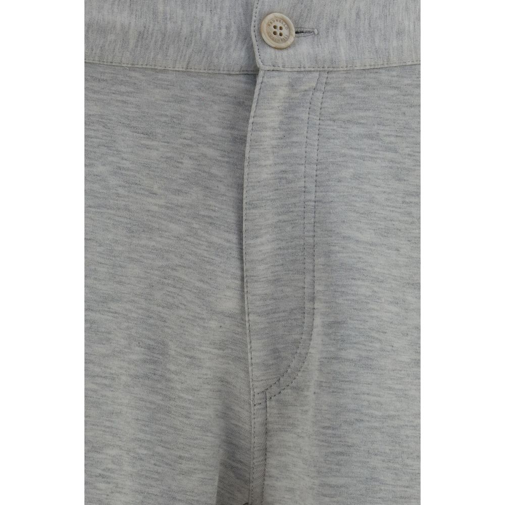 Brunello Cucinelli Gray Cotton Bermuda Shorts | Regal Royce