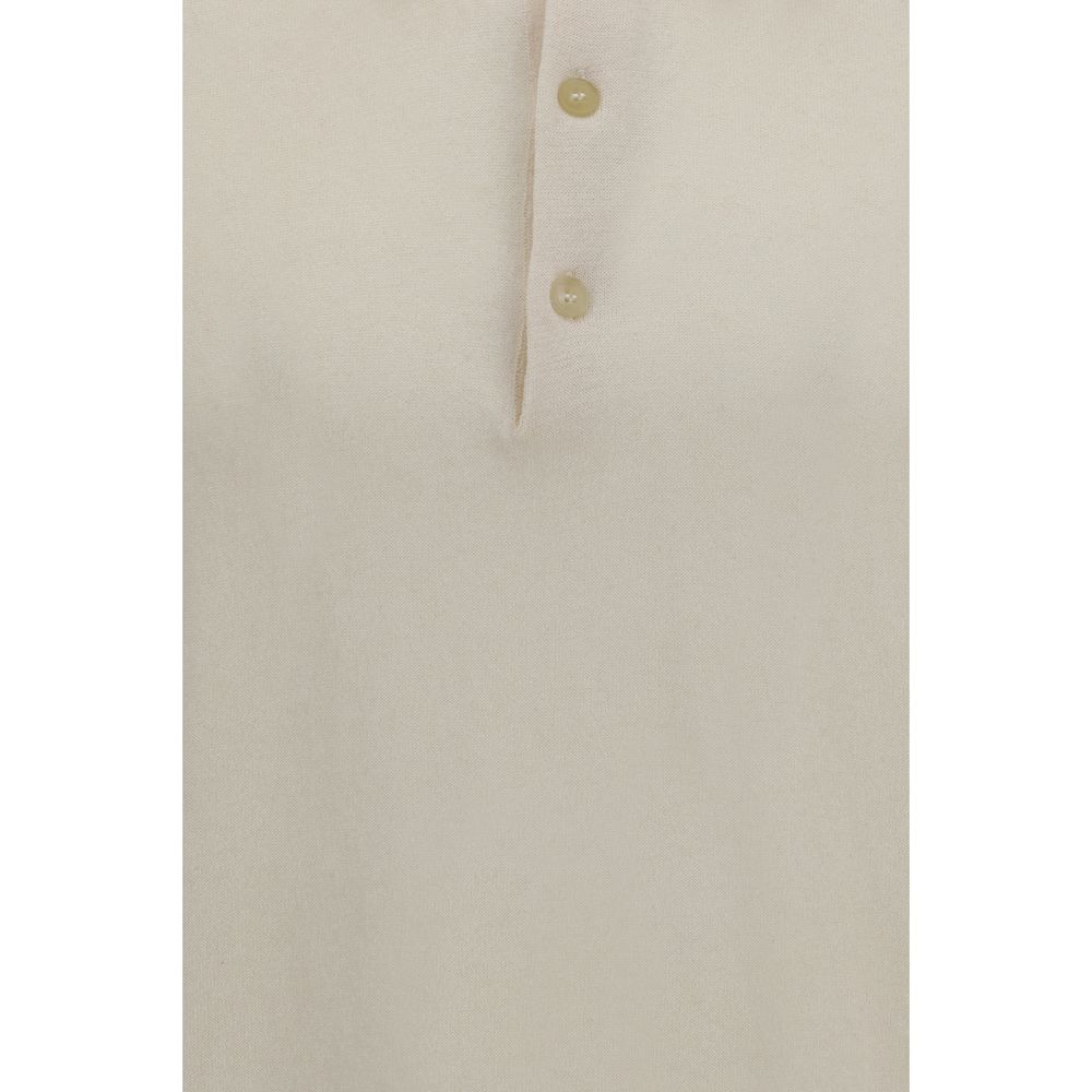 Premiata Beige Cotton Polo Shirt | Regal Royce