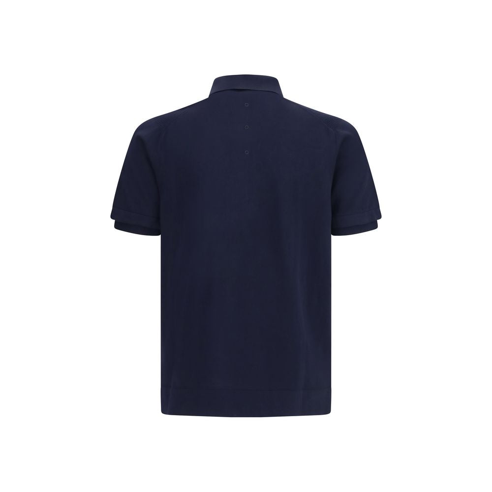 Premiata Blue Cotton Polo Shirt | Regal Royce