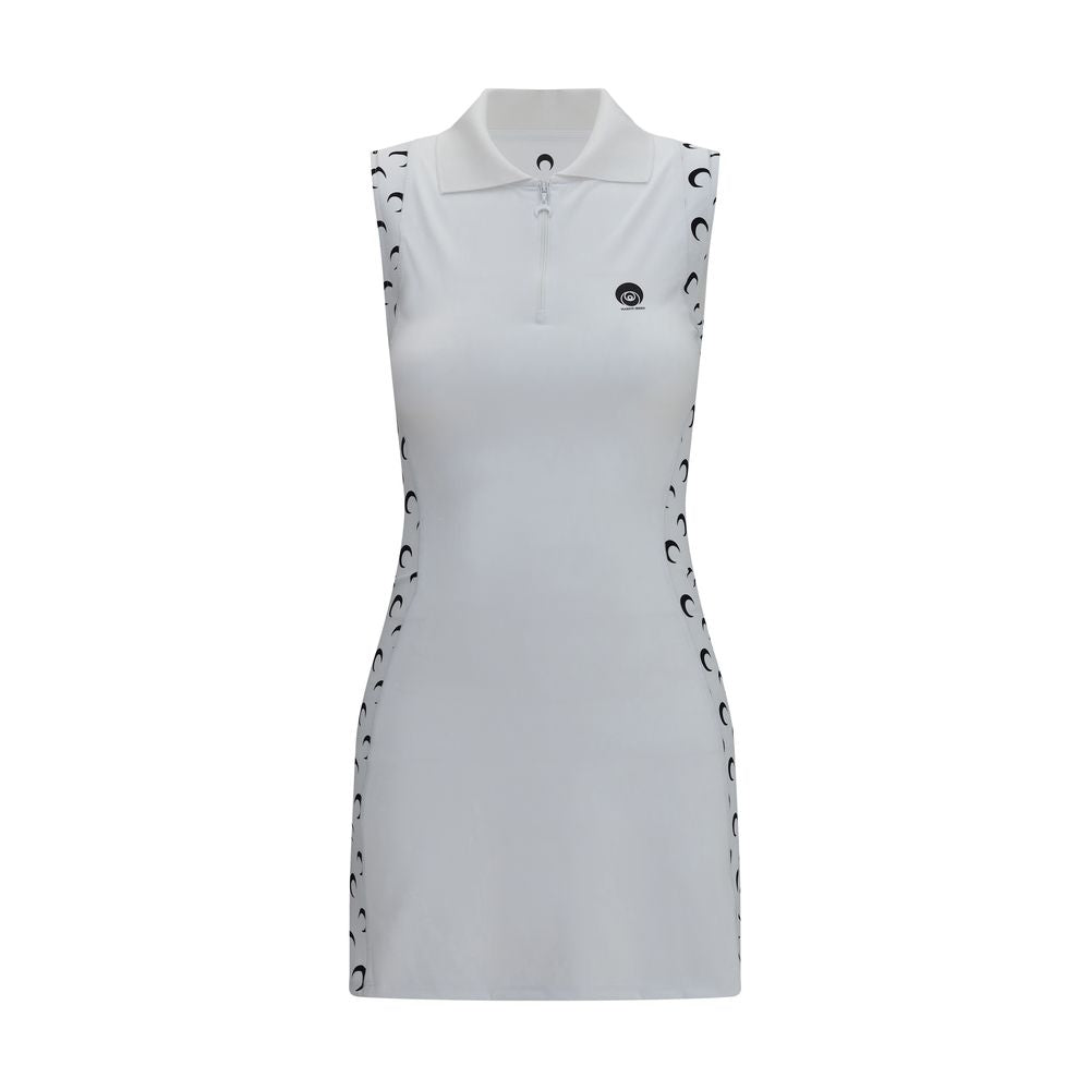 Marine Serre White Polyamide Casual Dress | Regal Royce