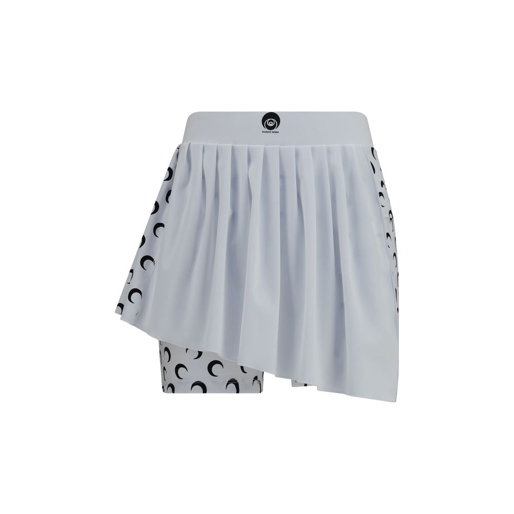 Marine Serre White Polyamide Short And Mini Shorts | Regal Royce