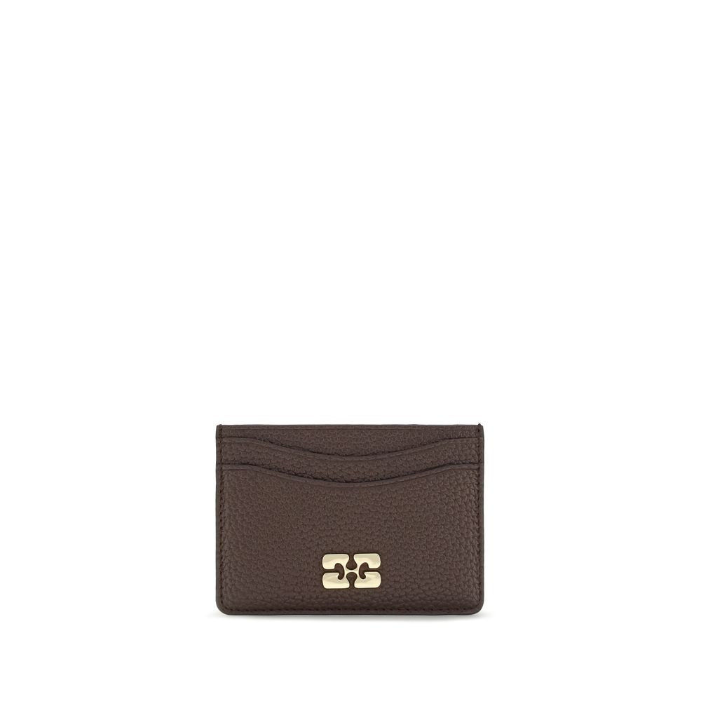Ganni Brown Recycled Polyester Wallet | Regal Royce