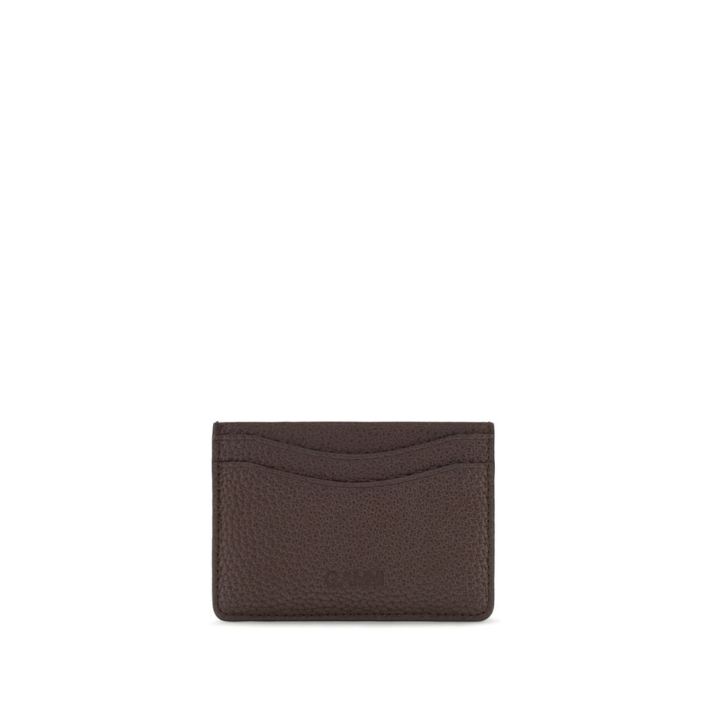 Ganni Brown Recycled Polyester Wallet | Regal Royce