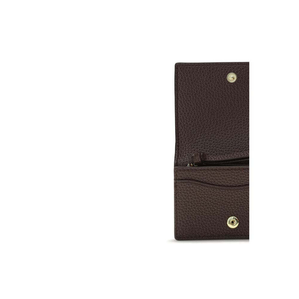 Ganni Brown Recycled Polyester Wallet | Regal Royce