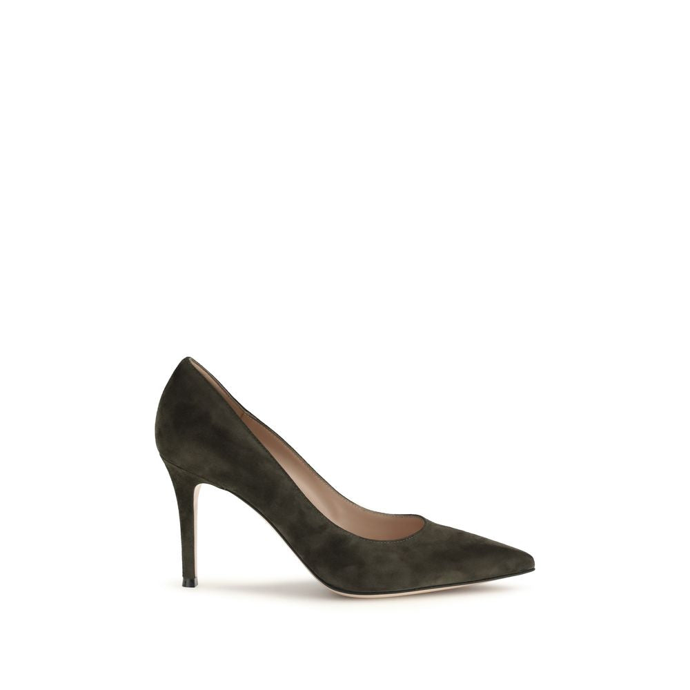 Gianvito Rossi Bicolor Calf Leather Bos Taurus High Heel Pumps | Regal Royce