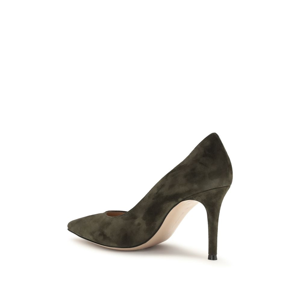 Gianvito Rossi Bicolor Calf Leather Bos Taurus High Heel Pumps | Regal Royce