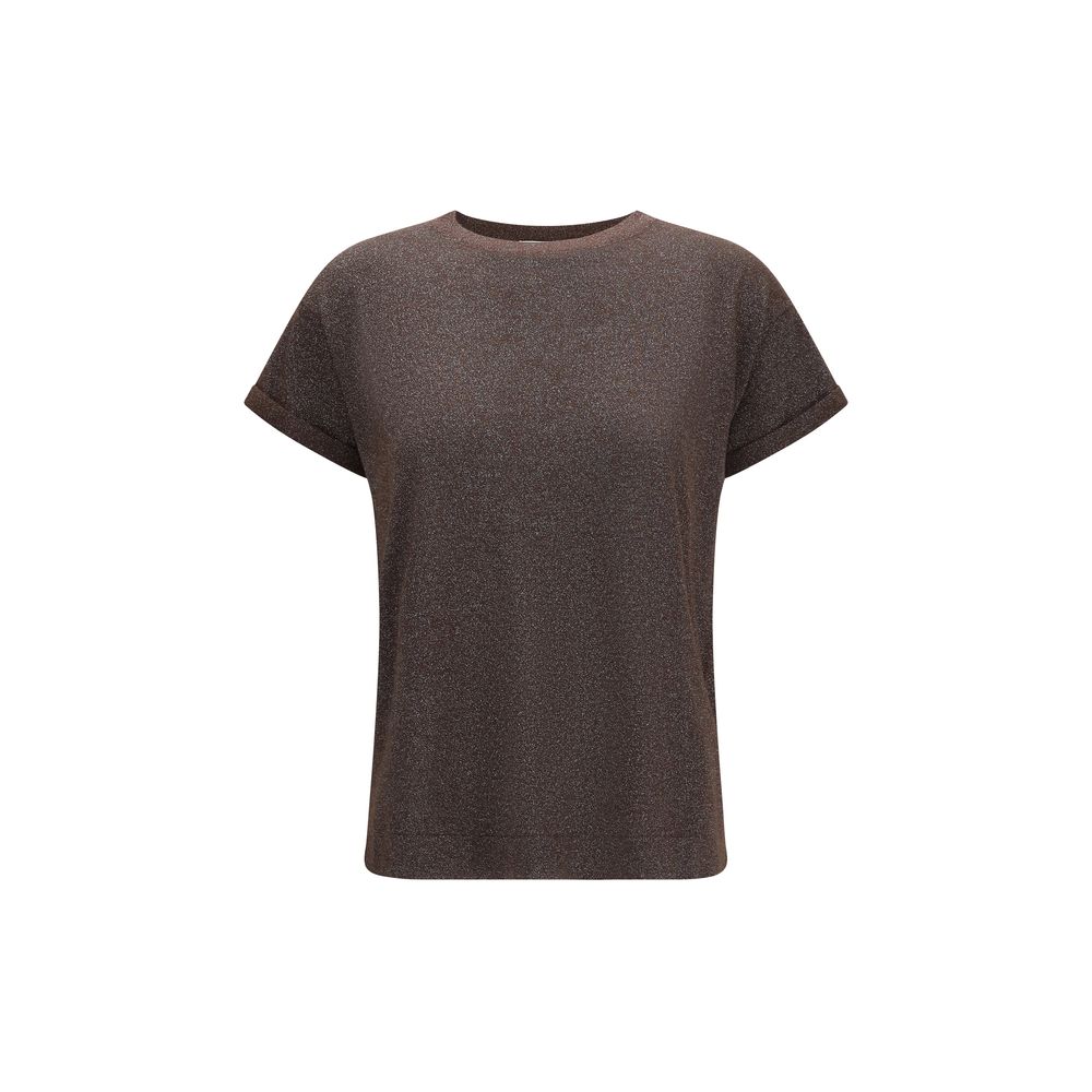 Brunello Cucinelli Brown Nylon T-Shirt | Regal Royce