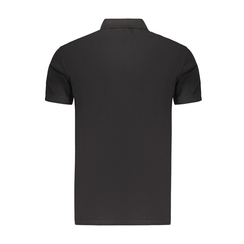 Marina Militare Black Cotton Mens Polo | Regal Royce