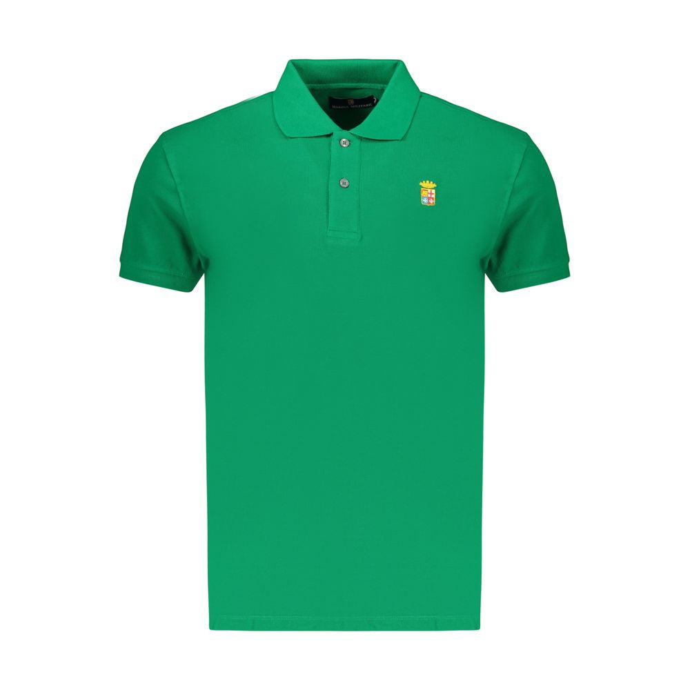Marina Militare Green Cotton Men's Polo Shirt | Regal Royce