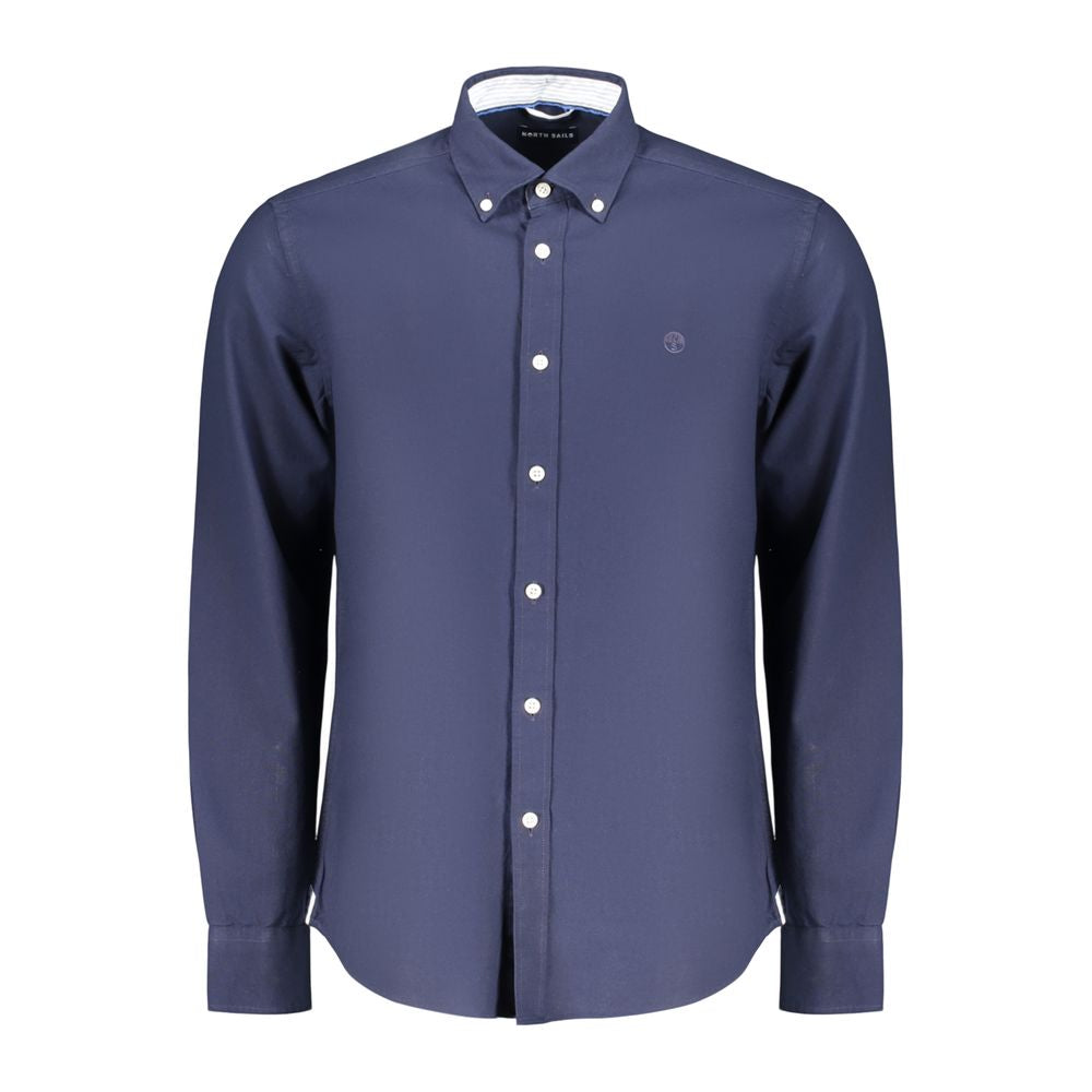 North Sails Blue Cotton Mens Shirt | Regal Royce