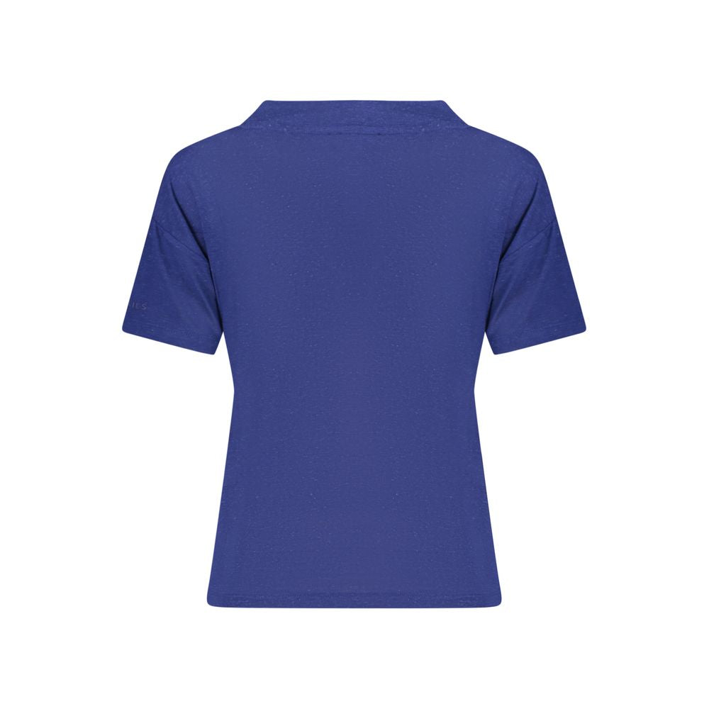 North Sails Blue Viscose Woman T-Shirt | Regal Royce