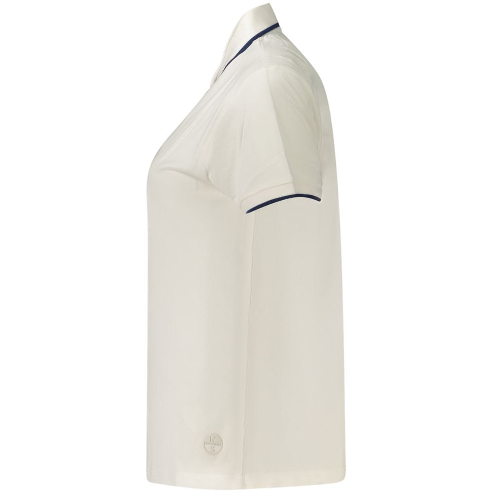 North Sails White Cotton Women's Polo Shirt | Regal Royce