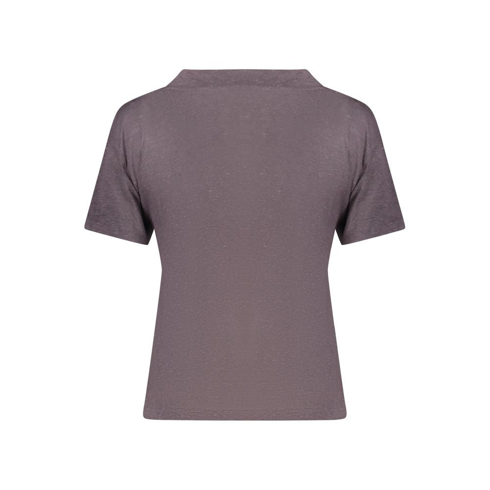 North Sails Gray Viscose Women T-Shirt | Regal Royce