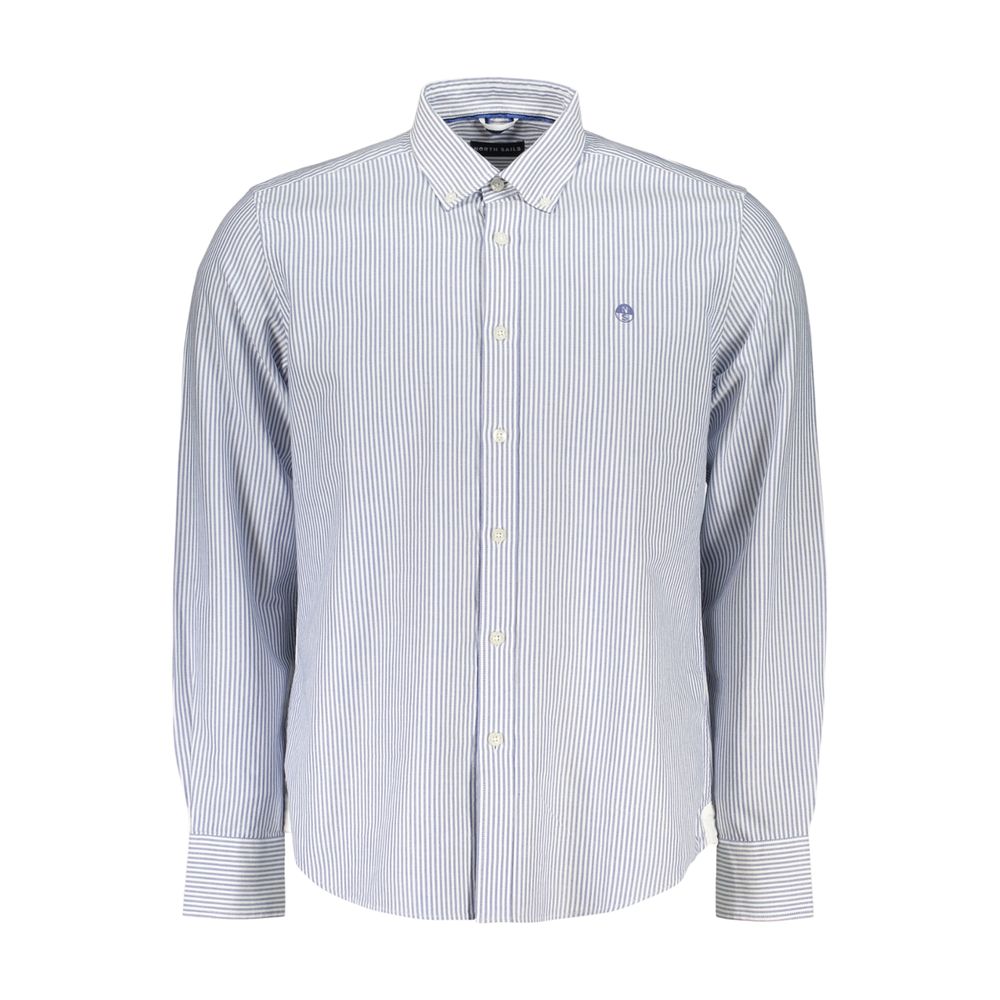 North Sails Blue Cotton Men's Shirt | Regal Royce